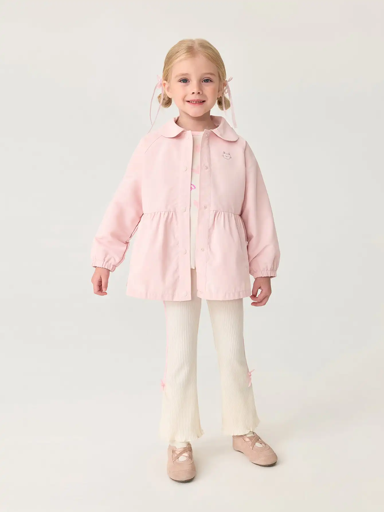 

Куртка из софтшелла MARC & JANIE для маленьких девочек с милыми рюшами и подолом 551597