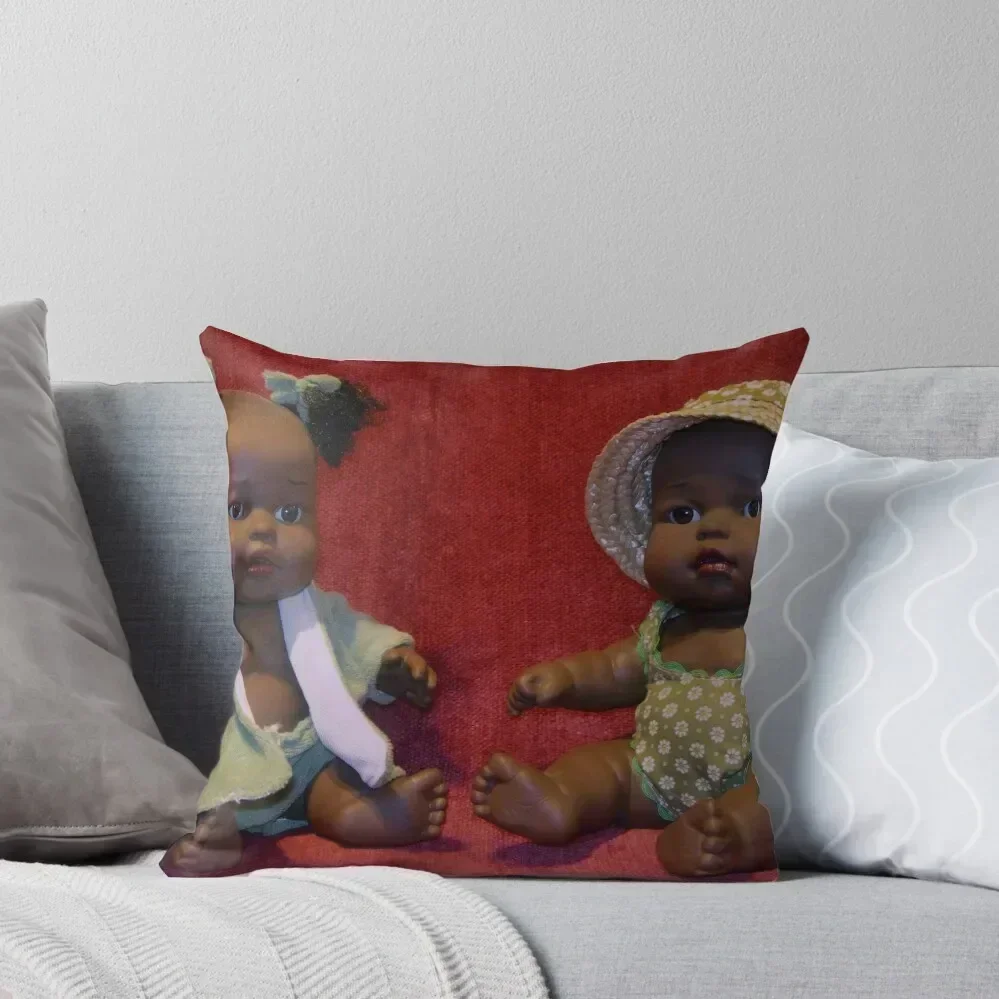 

African French Dolls Throw Pillow Cushion Cover For Sofa pillow cover christmas Ornamental Pillow Sofa Cushion Cover