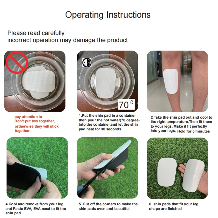 New material thermoplastic leg guards with a thickness of 2mm for diameter protection football training supplies