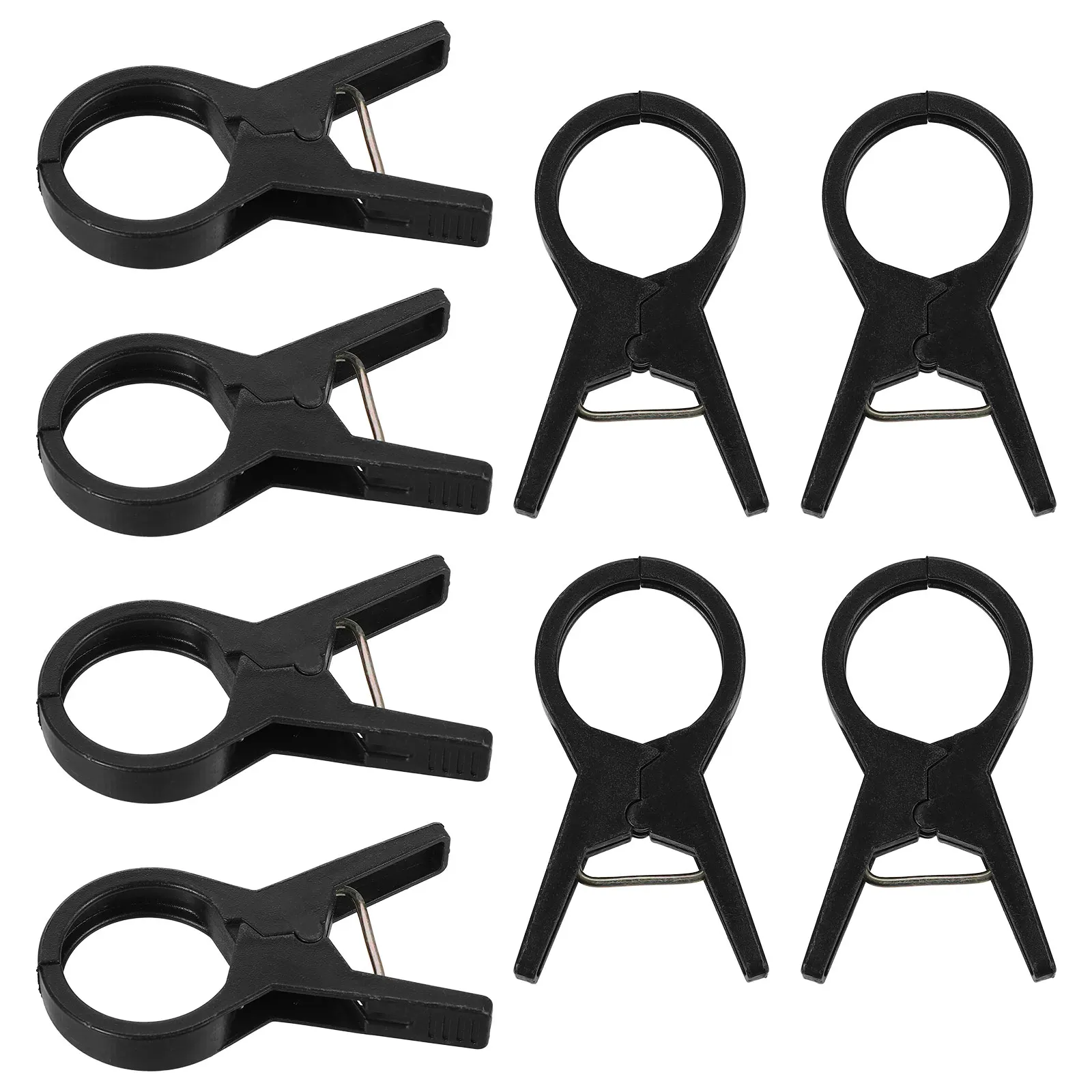 

100pcs Black 3.0cm Plant Clips for Tomato Cucumber Vine Support Garden Greenhouse Climbing Plants Plastic Stem Fixing