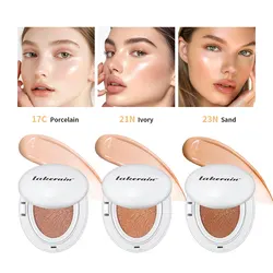 Glow Cream Foundation Cushion Waterproof Long-lasting Brighten Foundation Cream Women Base Makeup Face Korean Cosmetics