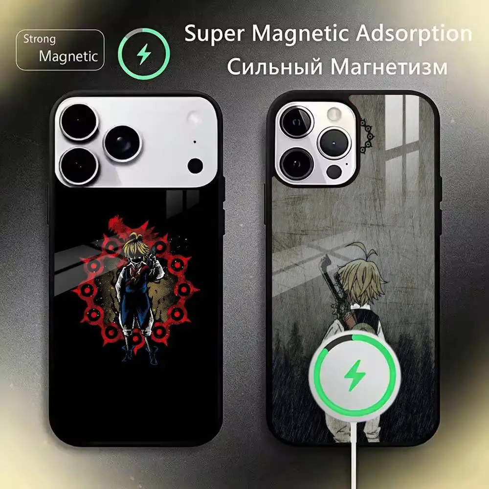 

fantasy anime T-The Seven Deadly S-Sins Phone Case For iPhone 11,12,13,14,15,16,17Plus,Pro,Max for Wireless Charging