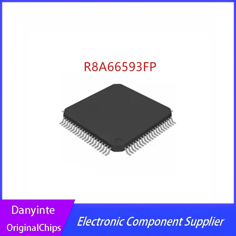 

New 2Pcs/Lot R8A66593FP R8A66593 TQFP80