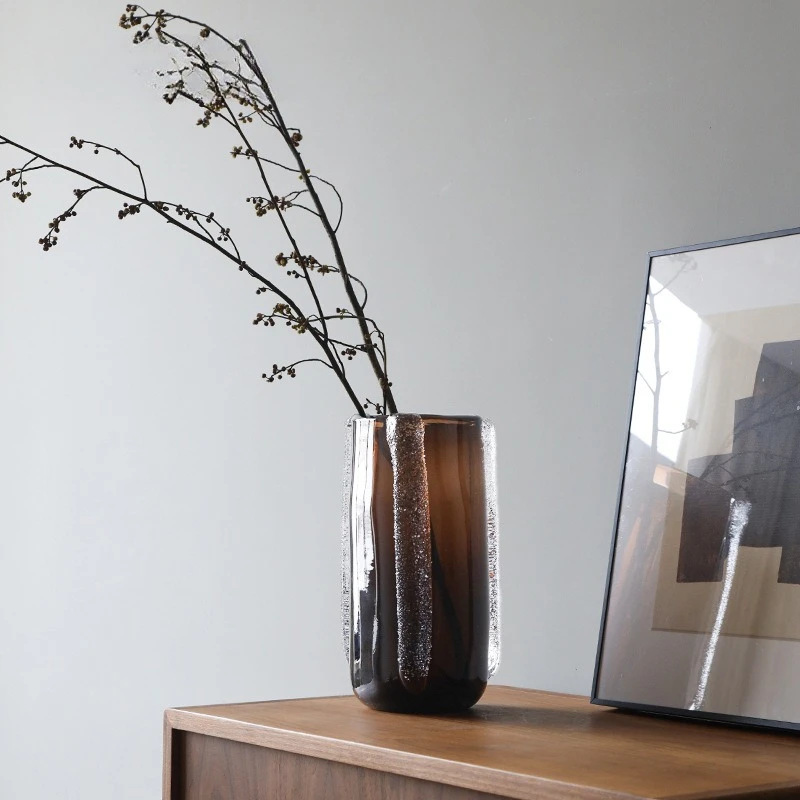 Vase glass water raising flowers home decoration living room flower arrangement creative beautiful vase