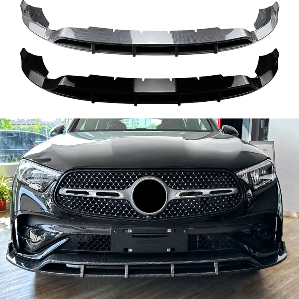 Copertura Scarico Posteriore Per Mercedes Classe GLC X254 2023-2024 – Quad Tip In Argento Cromato (2 Pezzi)