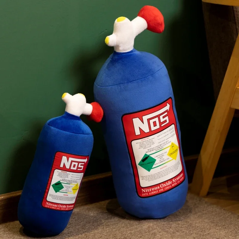 Cuscino in peluche con cilindri di azoto della vita reale 29 cm / 45 cm Cuscino morbido per la vita dell'auto Regalo per l'arredamento della stanza della personalità modificata