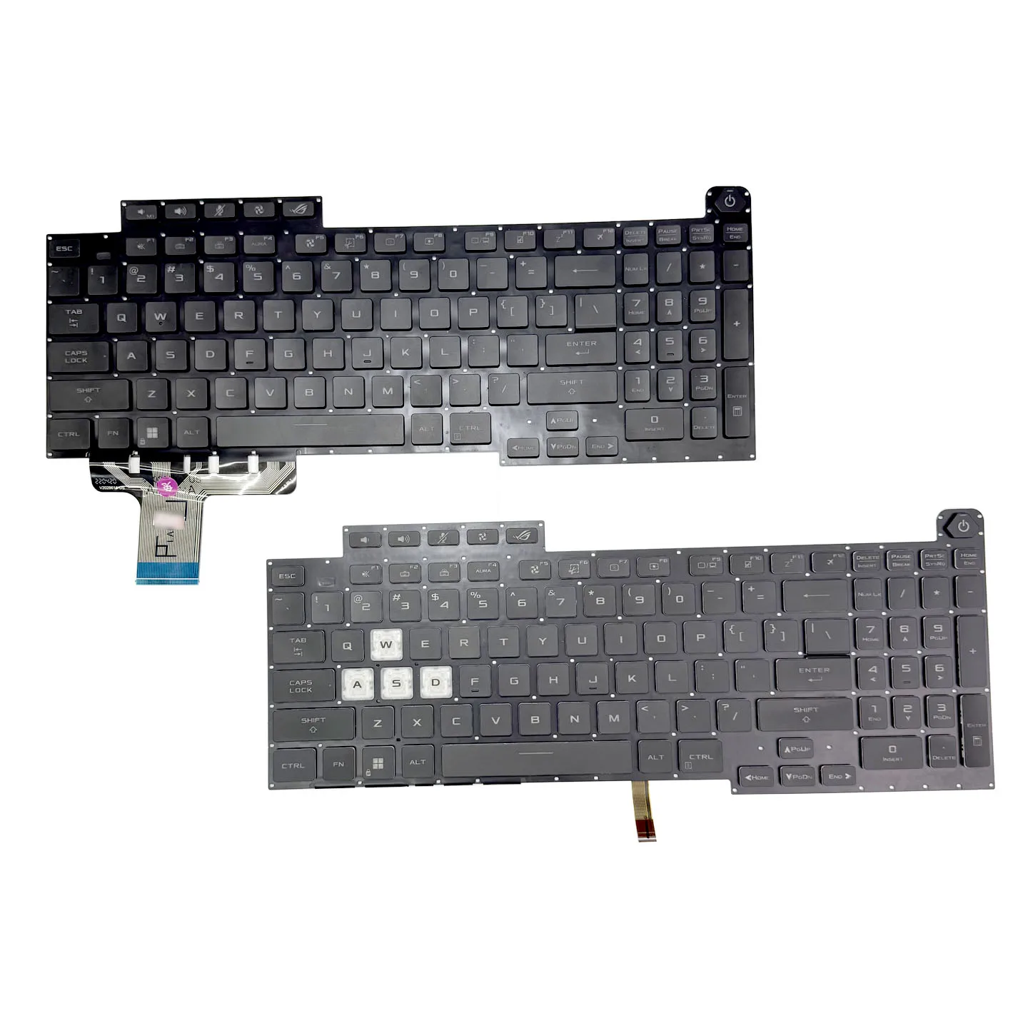 Immagine 3: Supporto per Tasti della Tastiera per Rog Strix G713P/Rm/Rw/Qm/Qy/Gun God 6Plus G733Qr/Qsa/Pyv