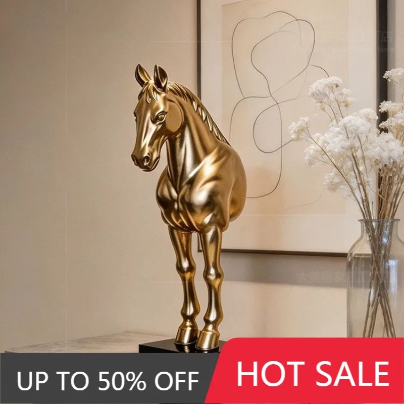 Creative Horse Statue Modern Home Hotel Decoration Nordic Crafts Decorations Ornament Villa Commercial Decor Art Decorations