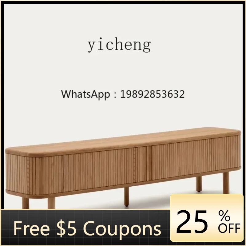 

TV Cabinet Silent Oak Living Room Home Simple Cabinet Modern Floor-Standing Rack Cabinet