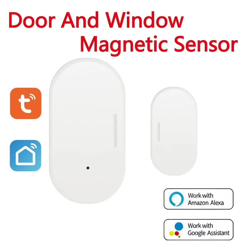 

Новый умный датчик для дверей и окон Tuya с магнитным контактом, сигнализация, совместим с Z2MQTT, Home Assistant, для умного дома и безопасности. ﻿