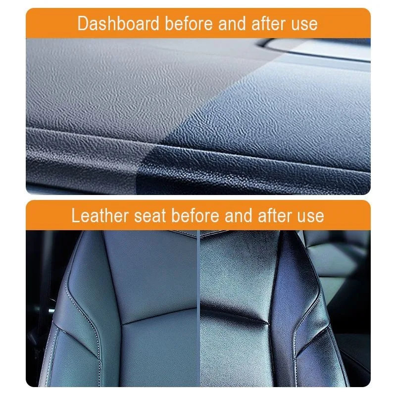 Car Interior Renovation Leather Nourishing Paste Cream Interior Coating Agent Car Cleaning & Maintenance Agent Care Detailing view 6