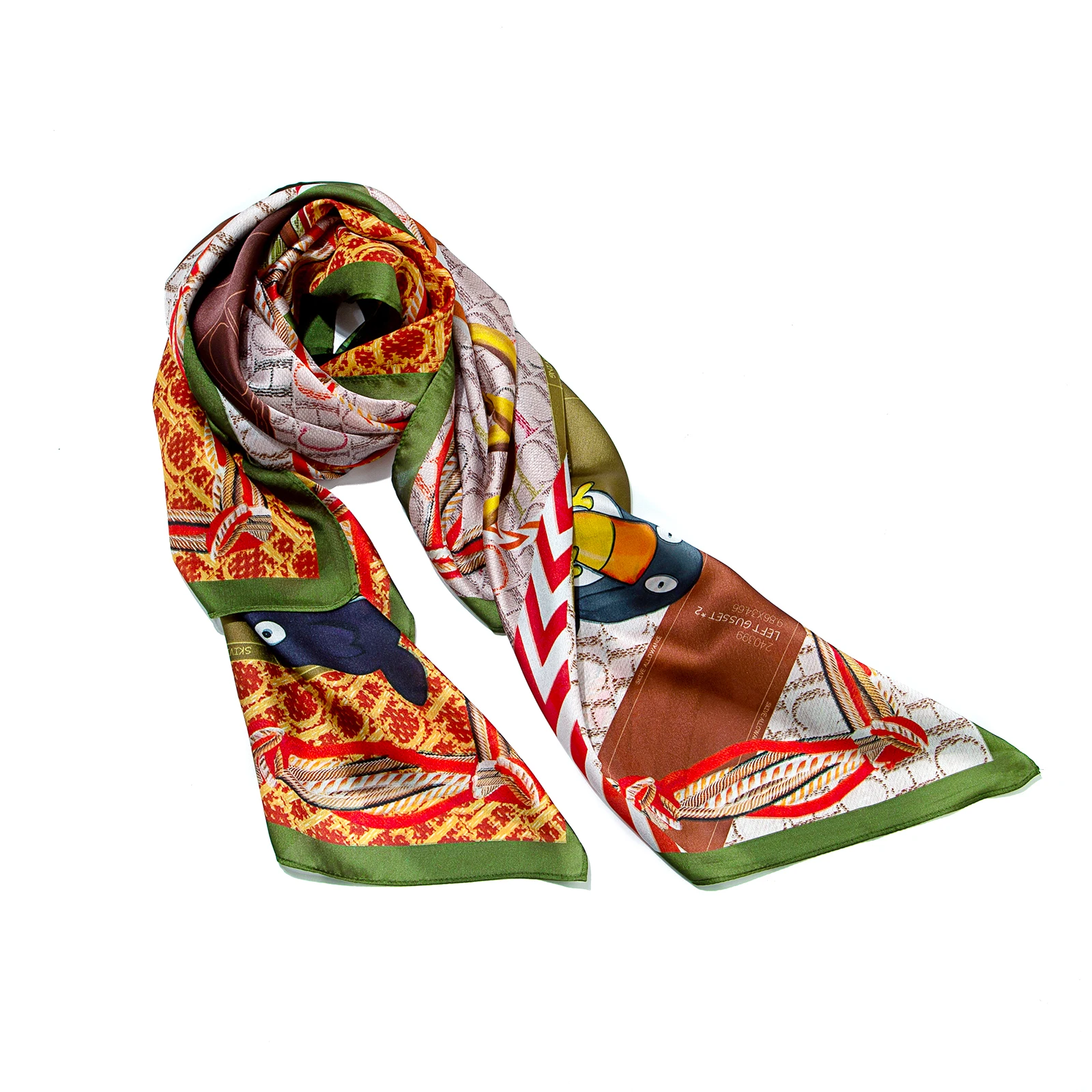Luxurious Iconic Vibrant Pattern Scarf Set