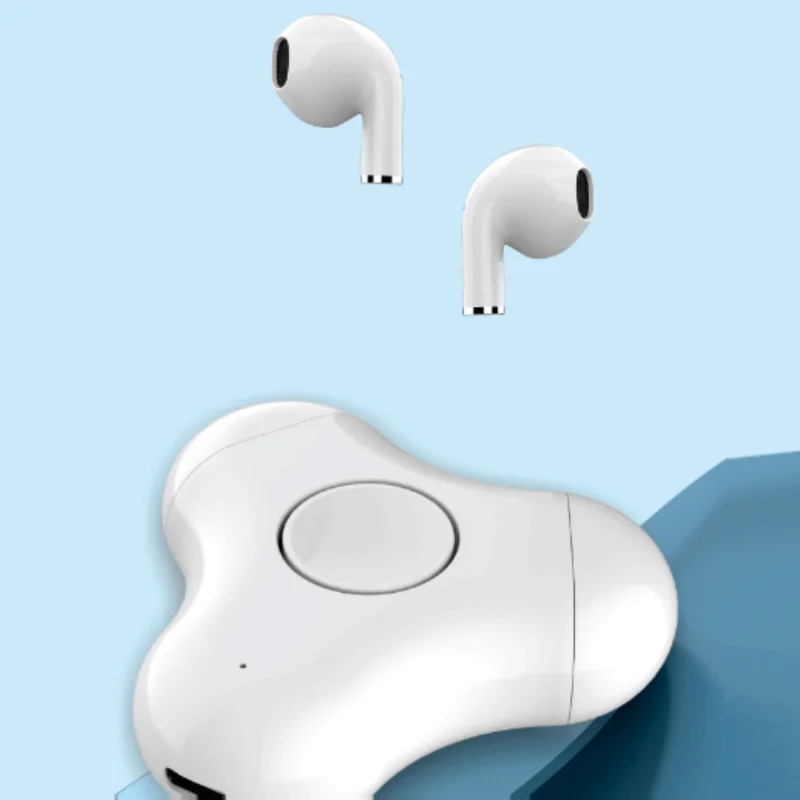 หูฟังบลูทูธไร้สายหูฟังไร้สาย striangle Patent fone ชุดหูฟังบลูทูธ5.3สำหรับ iPhone Fidget SPINNER Earbuds TWS