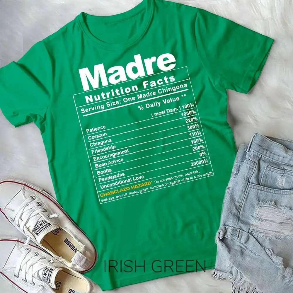 Madre Nutrition Facts- Unisex Form T-Shirt