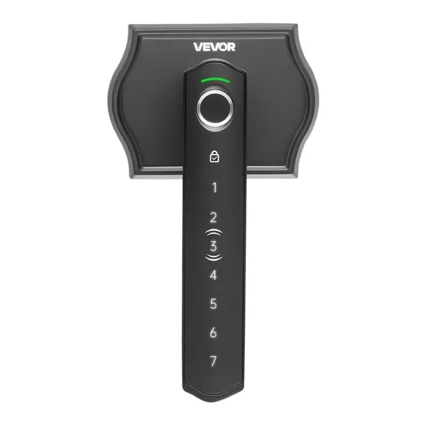 Fingerprint Door Lock Set, Electronic Biometric Knob KeylEntry Door Lock with Handle, Auto Locking