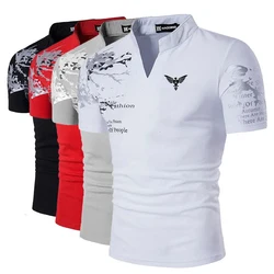 Men's Polo Shirt Pullover Sweatshirt Sports Daily Wear Short Sleeve Fashion Comfortable Spring & Summer Regular Fit Polo Shirt