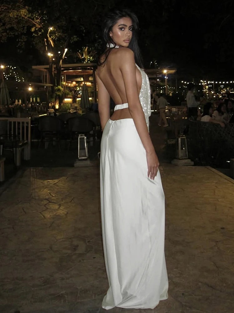 Nibber مزاجه 2 قطعة مجموعة النساء سوينغ طوق أرابيسك عارية الذراعين بلايز + التنانير السلس عطلة الشاطئ حفلة مطابقة الدعاوى