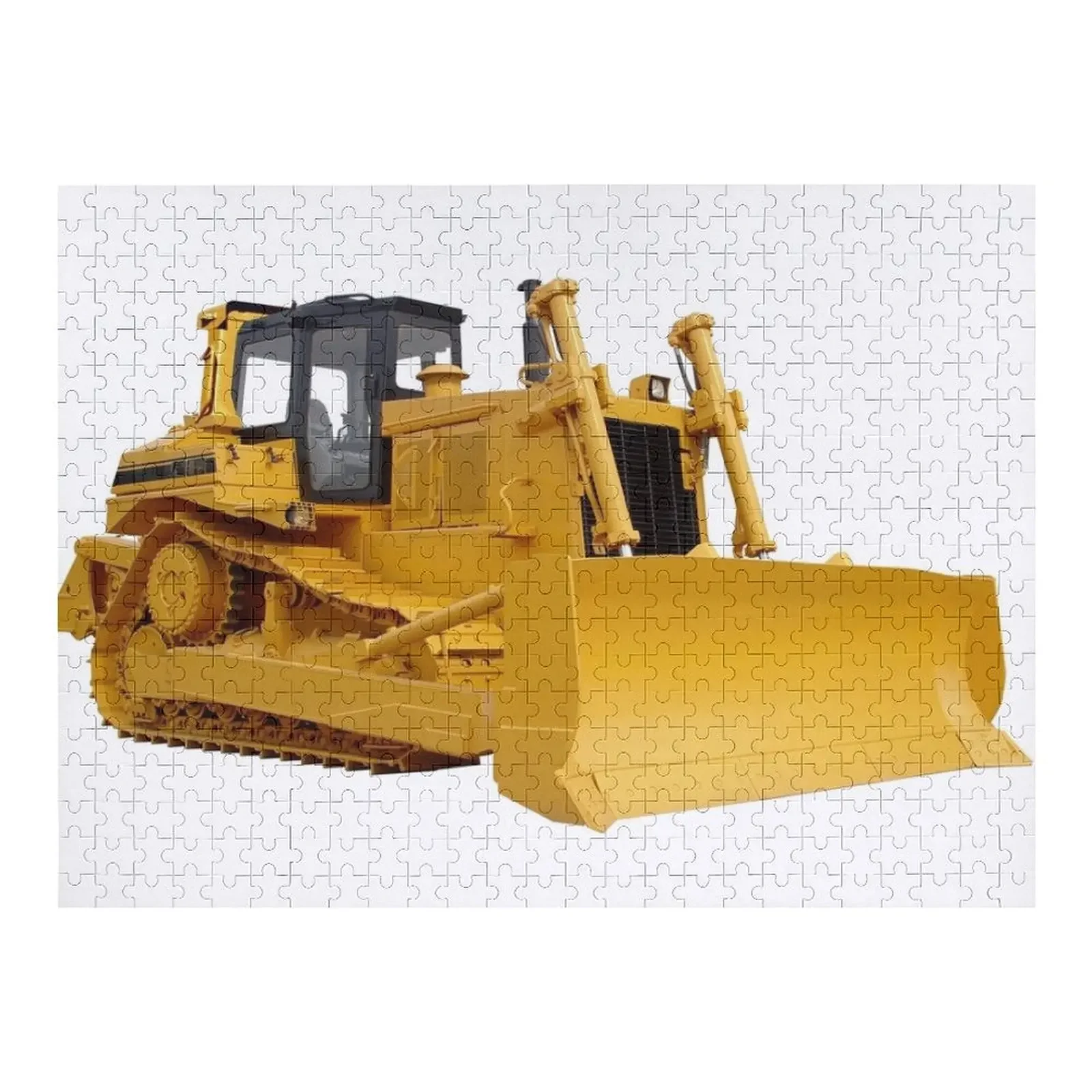 

Bulldozer Jigsaw Puzzle Novel Toys For Children 2022 Custom Photo Customizeds For Kids Custom Name Wood Puzzle