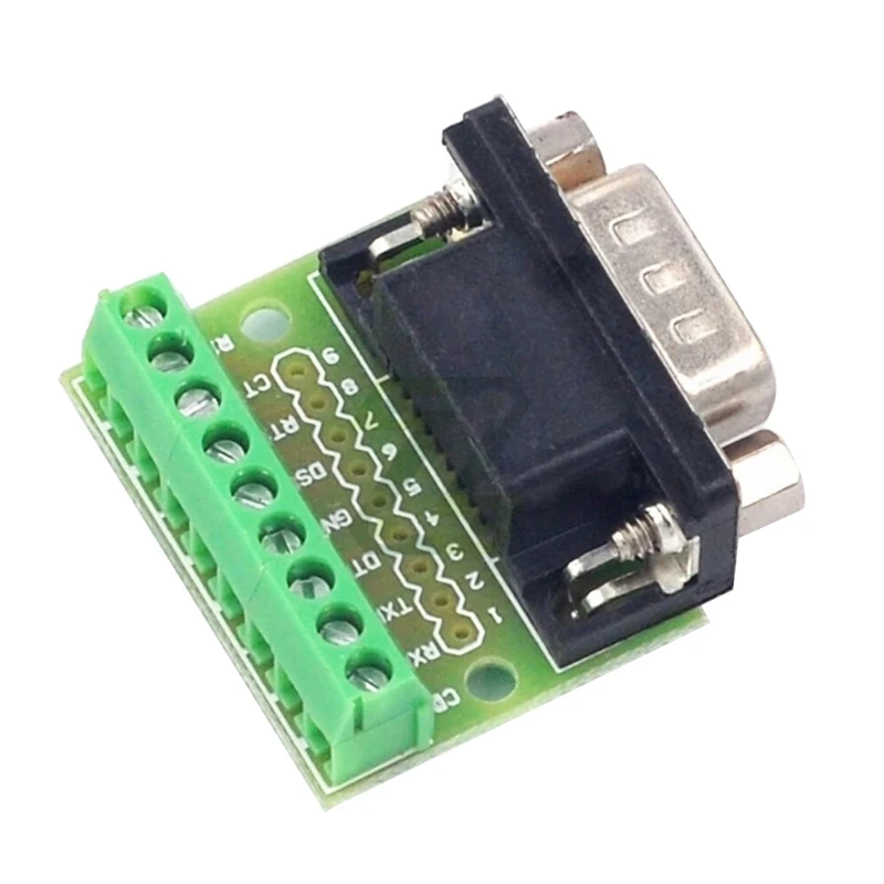 Db9 Male/Female Connector Adapter Smooth Communication Conversion Board Dropship