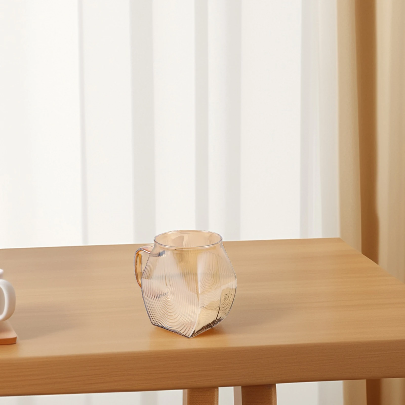 

Heat Resistant Glass Mug Milk Accessory Clear Glass Espresso Cup Handle Household Transparent Beverage Coffee Tea Cup Kitchen