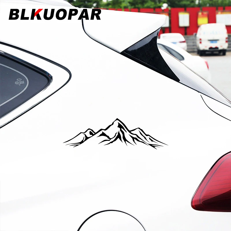 BLKUOPAR – autocollants et décalcomanies Logo Peak pour voiture, décoration pour coffre de voyage, enveloppe en vinyle pour moto, égratignure