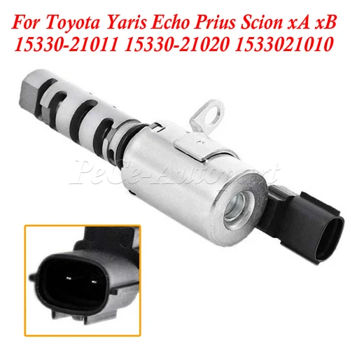 Imagen 2 del producto 15330-21011 15330-21020 1533021010 Para Toyota Yaris Echo Prius Scion xA xB VVT Válvula de control de sincronización del árbol de levas 1533021011