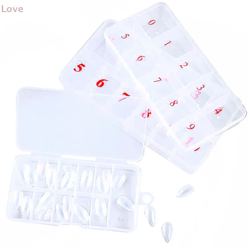 [L&P] 10/11Grids Nail Art Rhinestones Gem Accessories Empty Container Storage Case Box