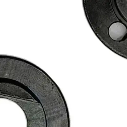 Replacement Angle Grinder Pressure Plate 2PCS for 125mm Models Includes Inner Flange and Outer Flange Nut for Standard Mounting