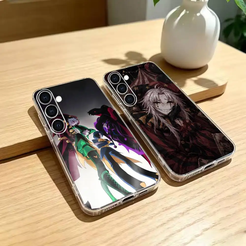 T-The F-Freaks Circus T-F-C Pierrot  Phone Case Transparent Soft case Silicone For Samsung A73,A72,A71,A70,A53,A52,A51