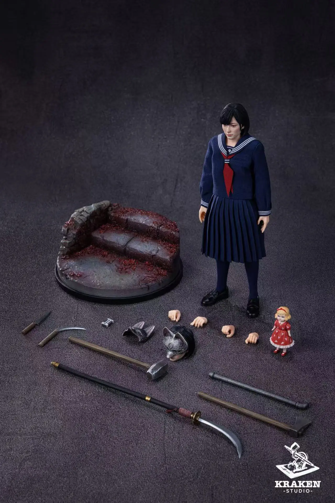 Pre Sale Of Genuine Silent Hill F Shimizu Hinako Sailor Suit Campus Women 1/12 Movable Doll Figurine Model Collection Toys Gifts
