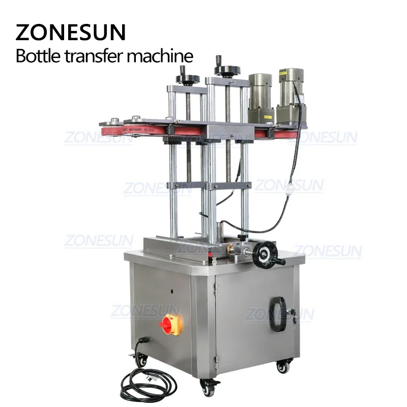 ZONESUN Automatische ZS-JP1 Runde Kunststoff Flasche Spann Transfer Fördermaschine Für Produktion Linie