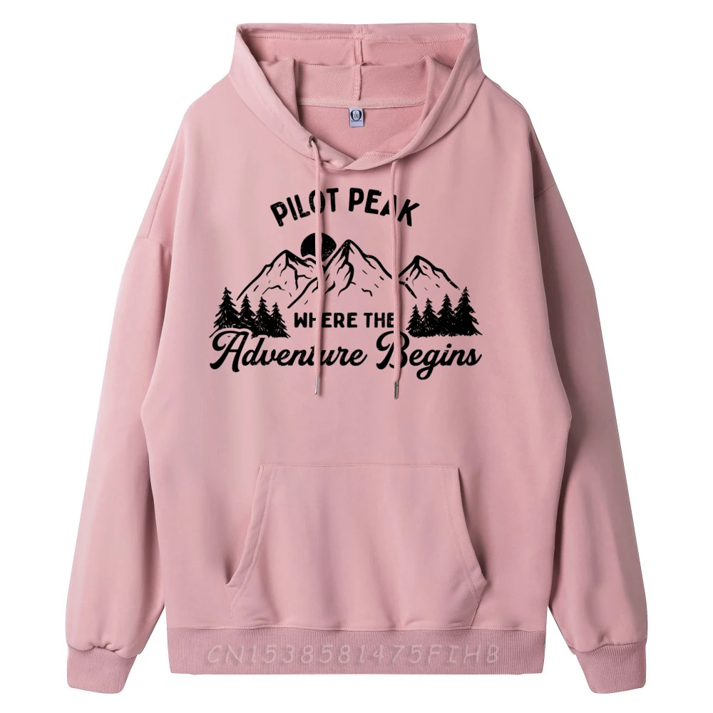 Where The Adventure Begins Pilot Peak Hiking Alaska Hiker Mens Designer Clothes Moderate Elasticity Streetwear Plus Size