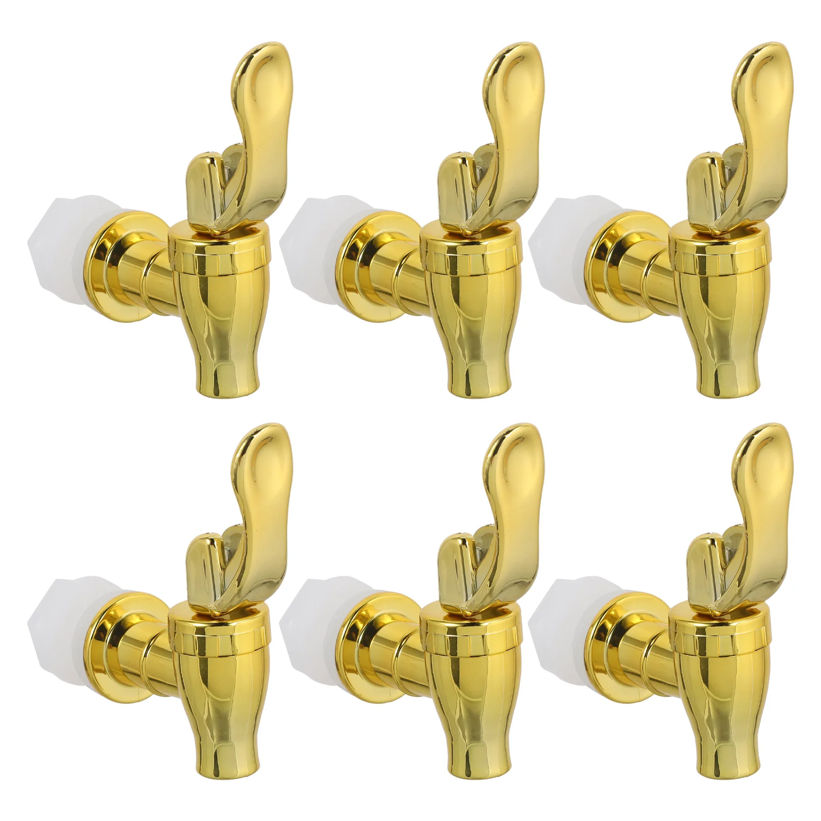 

6 Pcs Beverage Dispenser Spout Replacement Faucet Switch Valve Spigot for Plastic