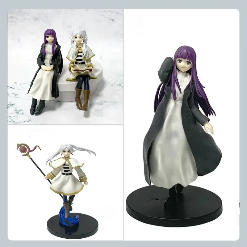 Figurine d'action Frieren de 14cm, sousou No Frieren Girl, modèle de jouet à collectionner, bouchon de nouilles pour les Fans du plus de la fin du voyage
