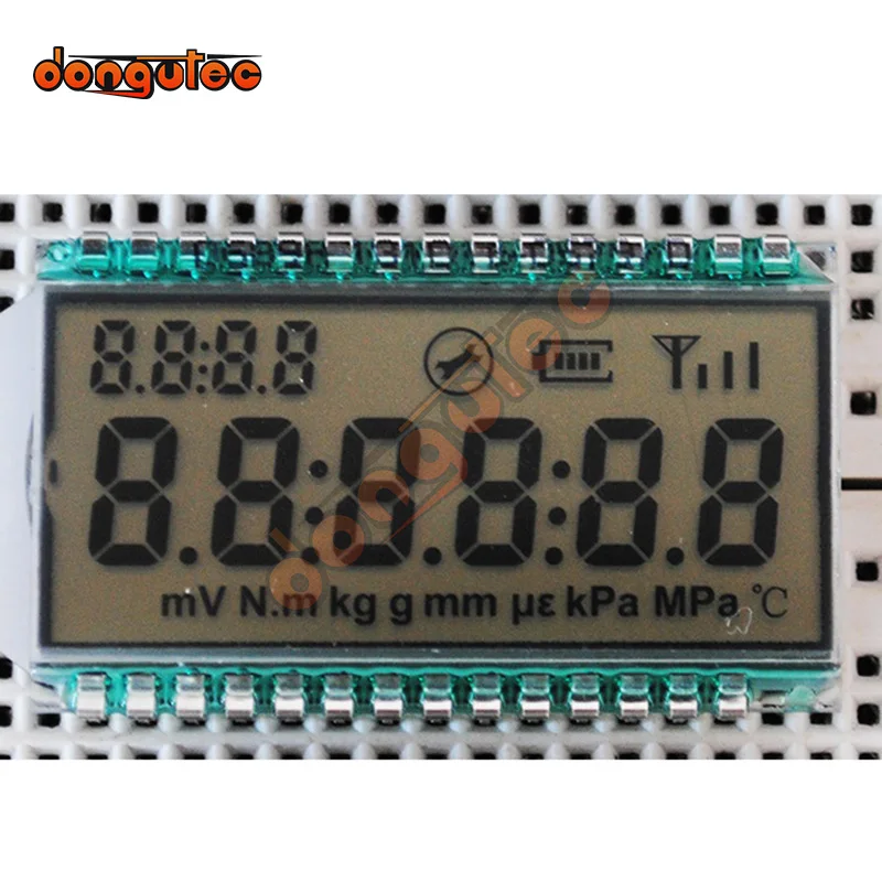 29PIN HTN/TN Positive 6-Digits Segment LCD Panel NO Backlight