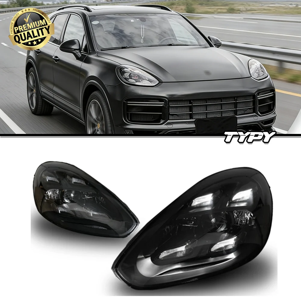 

Car LED Headlight For Porsche Cayenne 958.2 2015-2017 Front Head Light Plug and Play High Configure Design Matrix Accessories