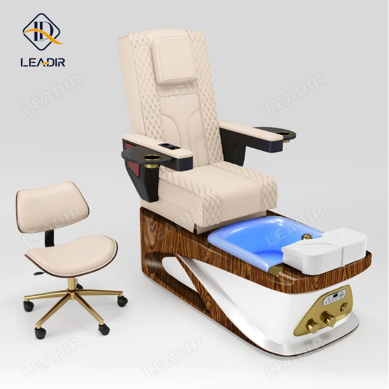 

Modern Nail Salon Equipment Electric Massage Foot Spa Chair Luxury Reclining Pedicure Chair with Jet Pump