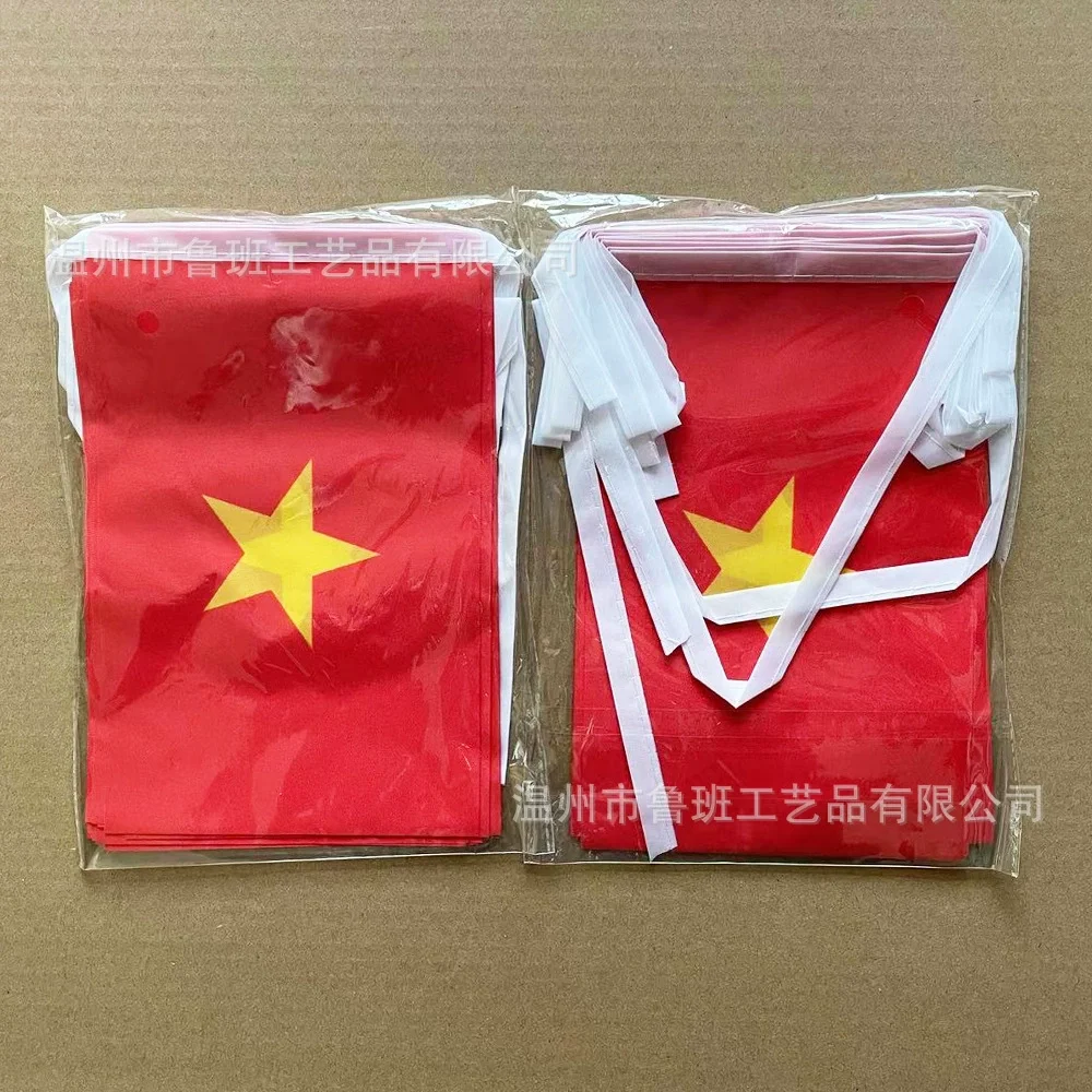 السماء العلم فيتنام الرايات أعلام 14x21 سنتيمتر 20 قطعة/الوحدة فيتنام سلسلة أعلام راية راية مهرجان عطلة حفلة للزينة #4