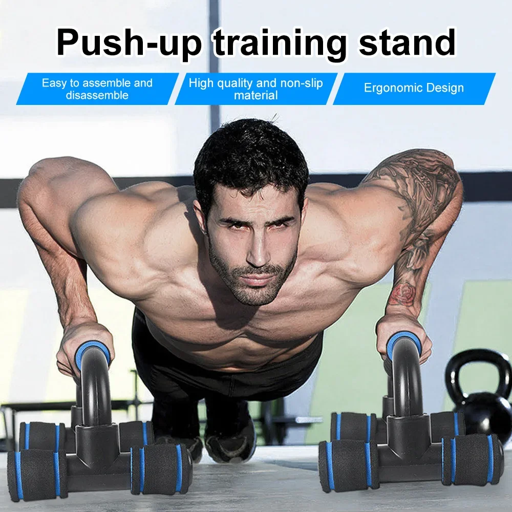 Portable Muscle Training Fitness Equipment Anti Skid Foam Handle Push Up Support Comfortable Household Fitness Equipment