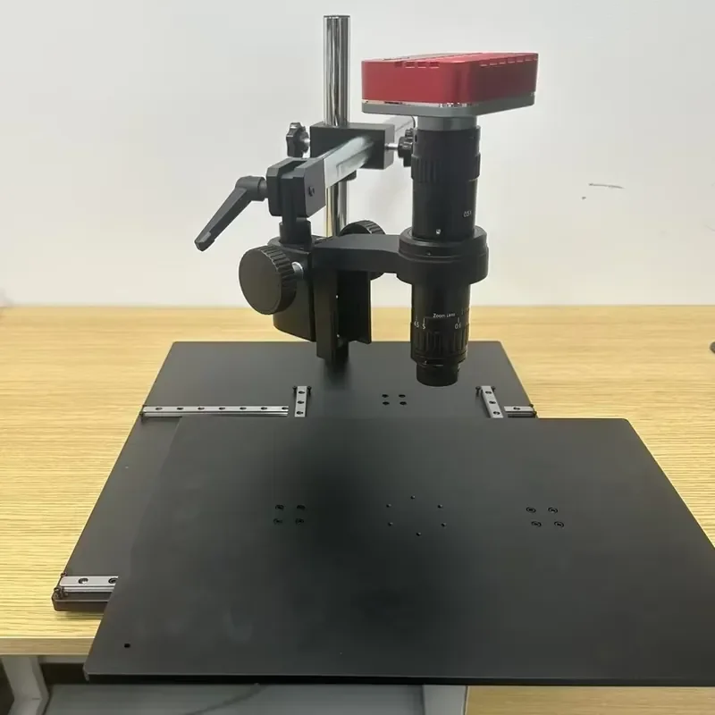 Mobile Stand 4K Microscope Continuous Zoom 180X Lens for Image Acquisition Phone PCB Repairing Industrial Part