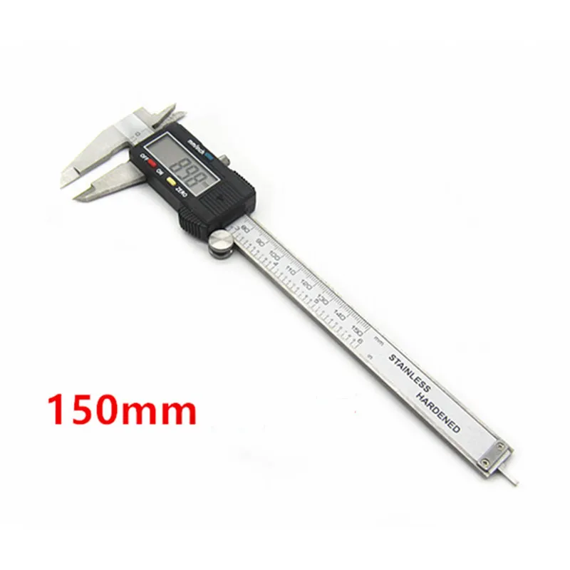 Metal digital thickness gauge 150mm 100mm electronic digital vernier caliper measuring tool micrometer