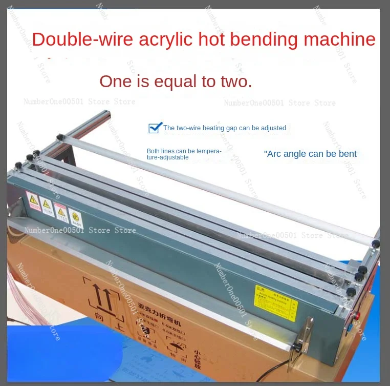 Acrylic Bending Machine Double Pipeline Heating Organic Plate Plastic Sheet PVC Light Box Baking Bending Machine