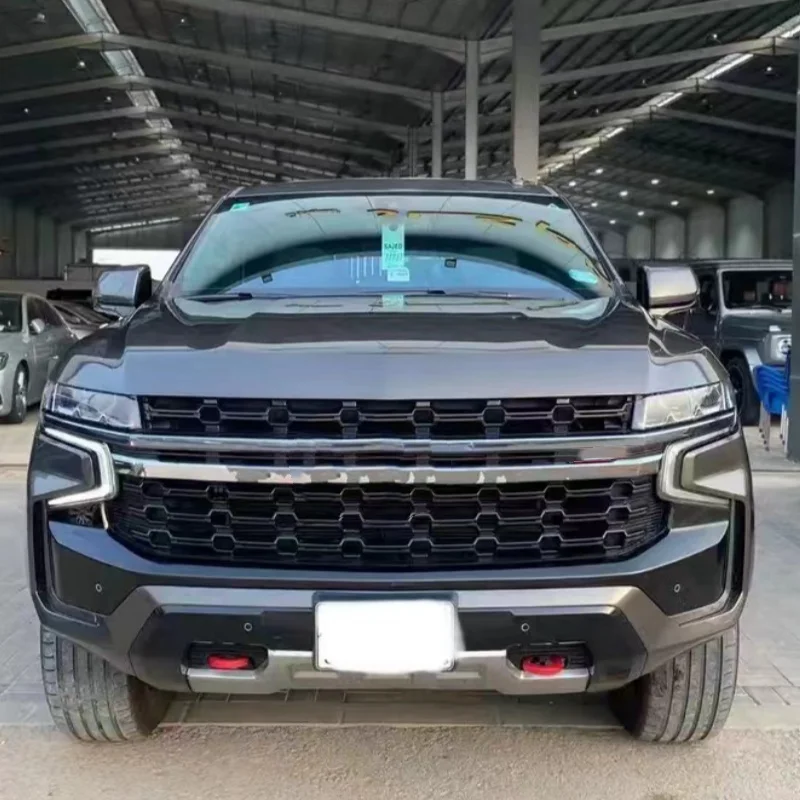 Rejilla delantera cromada + negra para Chevrolet Tahoe 2018-2019 Z71