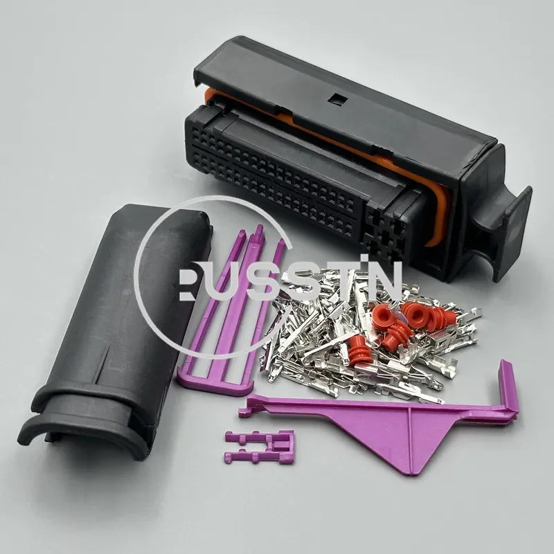 1 مجموعة 81 دبوس 1J 0906385 C 1J0 906 385C ECU السيارات تايكو موصل سيارة كهربائية الأسلاك التوصيل التيار المتناوب الجمعية 368376 -1