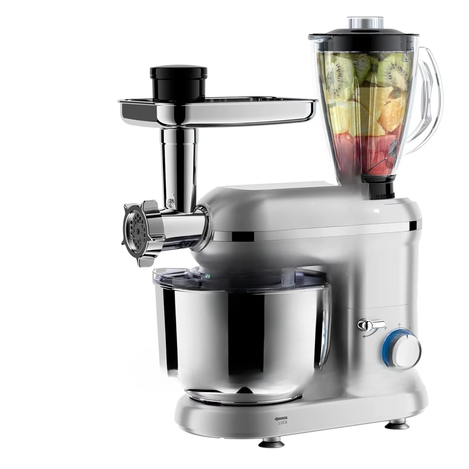 

Hot Sell Multifunctional Dough Mixer Household Dough Kneading Meat Grinder Electric Egg Beater Machinery