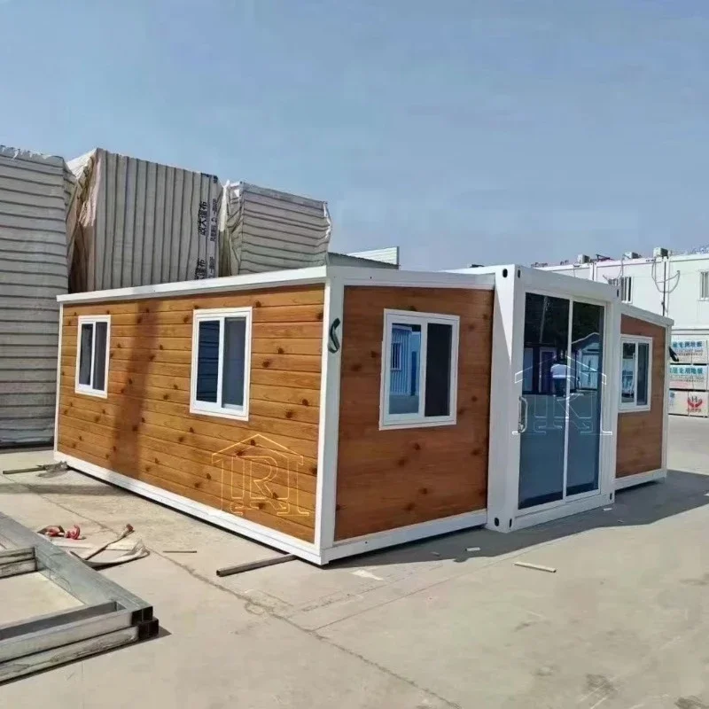 20ft Slide Out Expandable Folding Low Cost Prefabricated Portable Modular Prefab Container House Homes