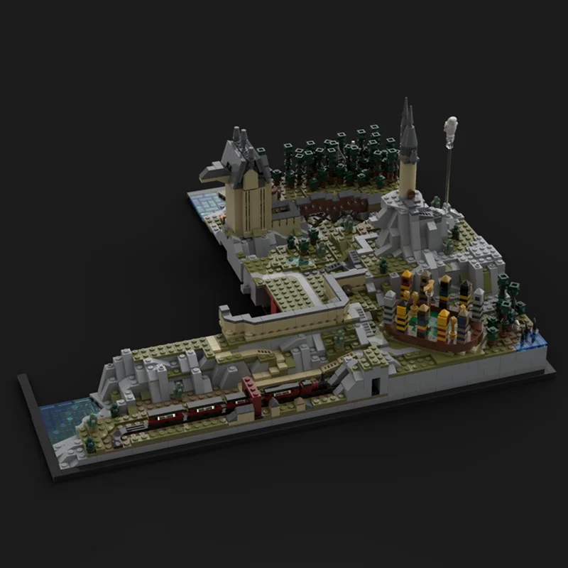 Bloques de construcción Moc Castillo de mago y modelo de expansión de suelo tecnología ladrillo DIY montaje juguete de construcción juego de vacaciones regalos