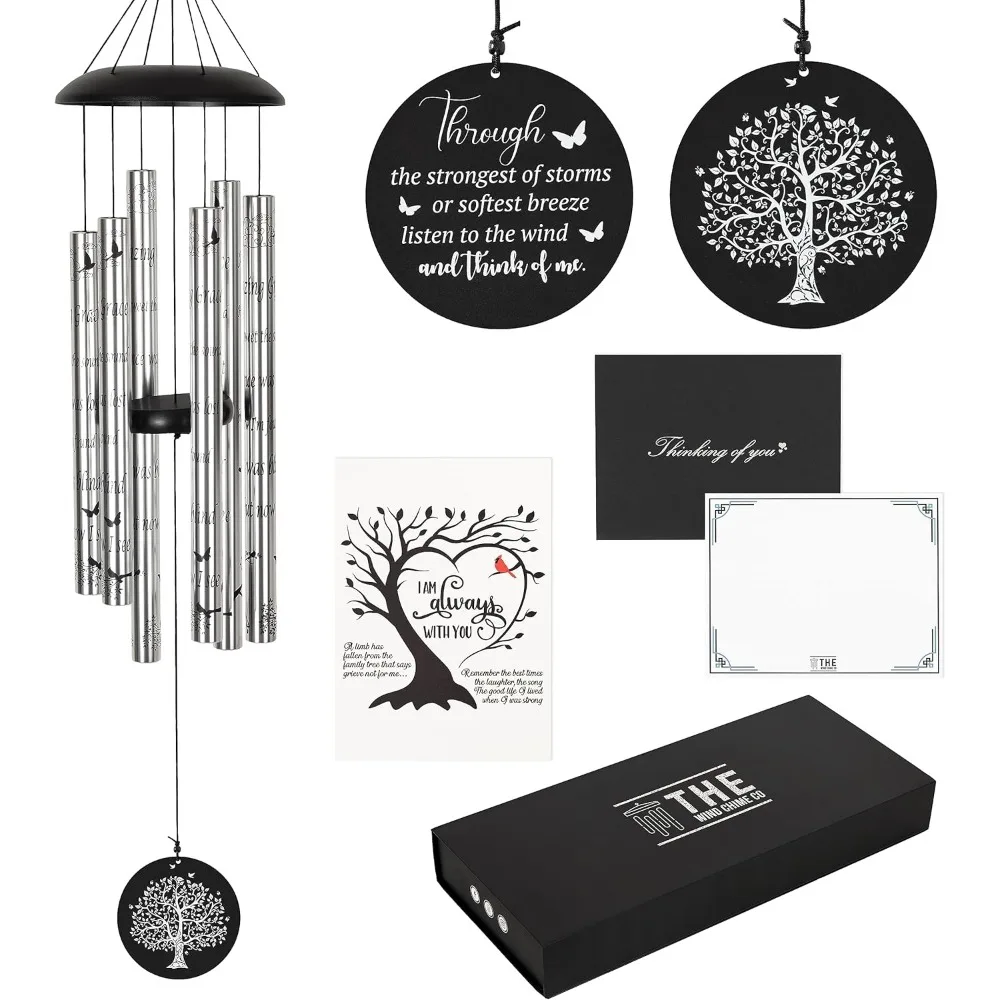 

Мемориальные колокольчики Serene Melody: 6 трубок из анодированного алюминия для гармоничных тонов