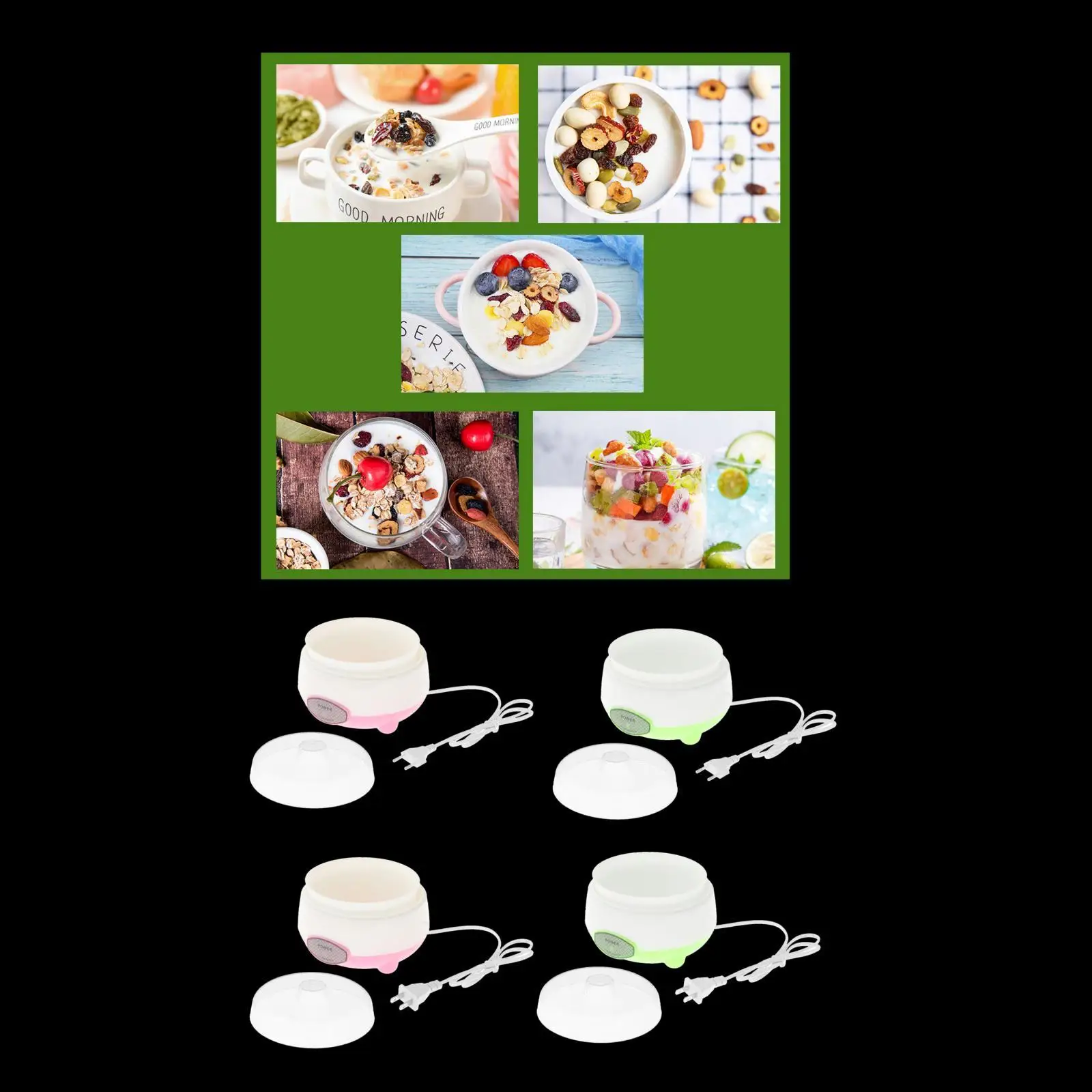 1L 자동 디지털 요구르트 제조기 가정용 DIY 요구르트 용기 요구르트 제조기 자동 요구르트 도구 자동 주방 기구