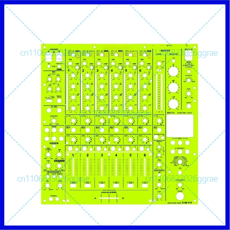 1pcs For DJMV10 Film Mixer DJMV10 Panel Protection Sticker PC Fully Surrounded DJ Film